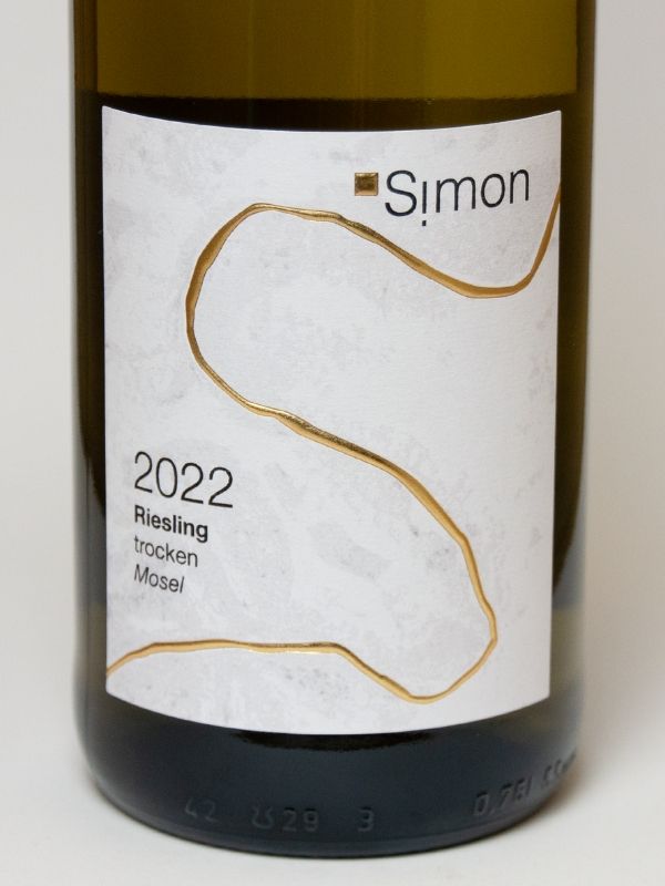 Weingut Simon - Riesling Vorderseite