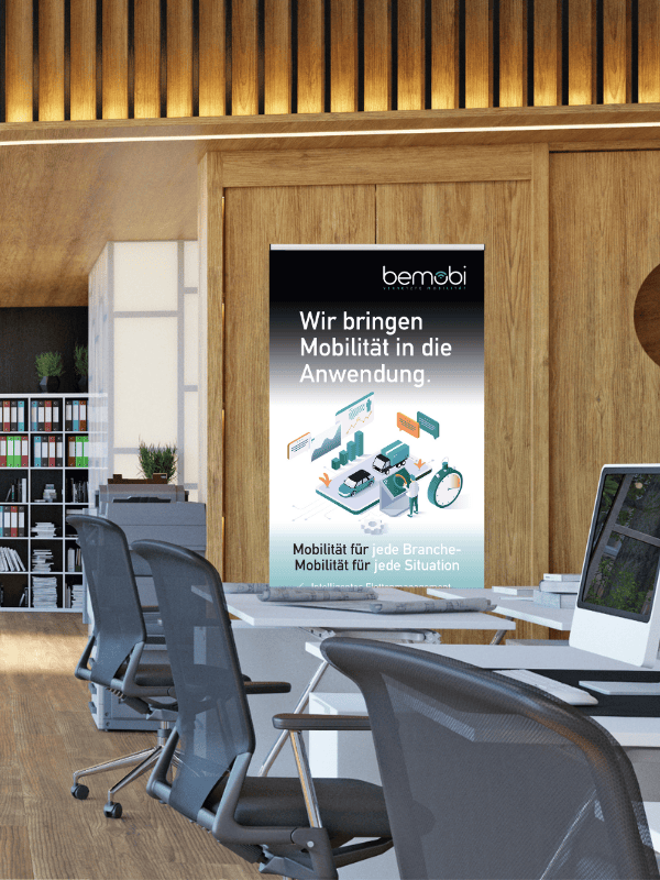 bemobi Roll Up Präsentationsraum