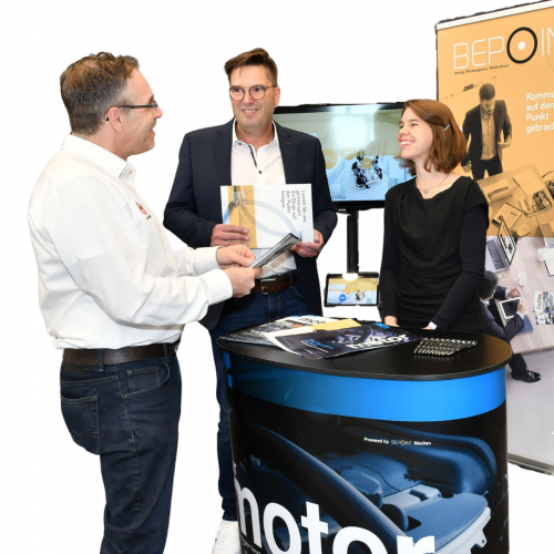Bepoint Kommunikationsstand Messe