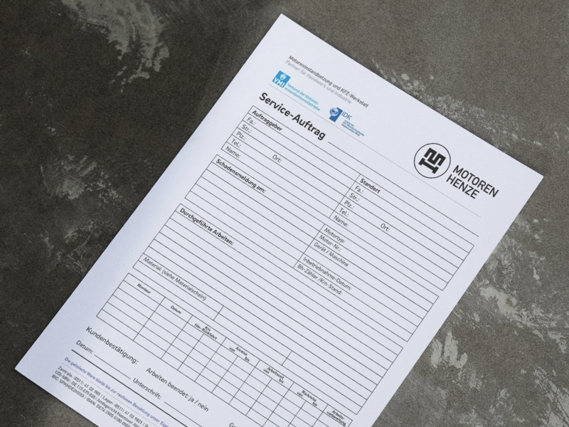 Motoren Henze Aussenmontagebericht