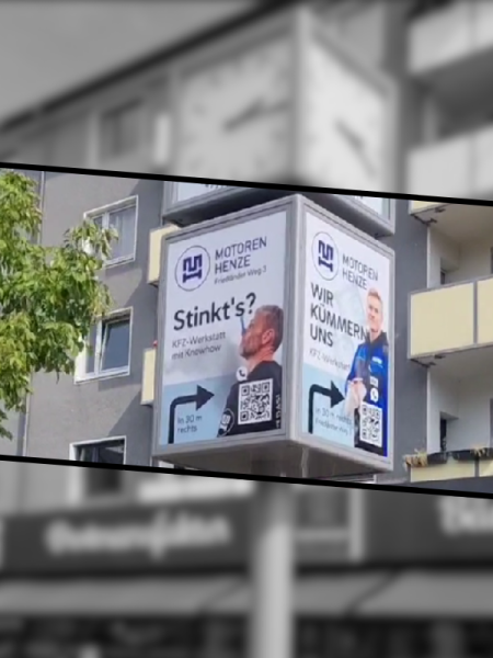Motoren Henze Uhrenwerbung