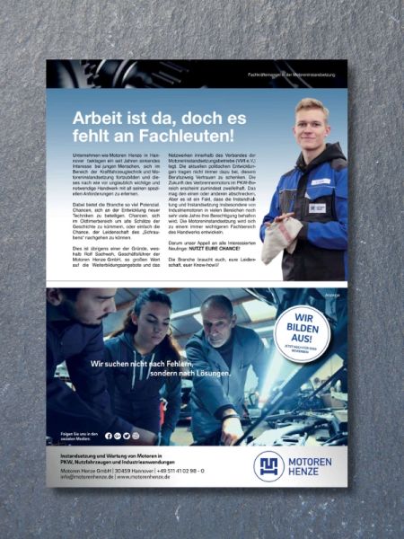 Motoren Henze Bericht & Anzeige