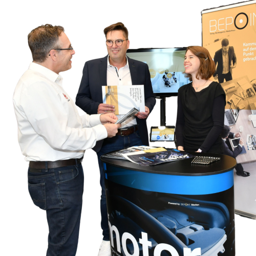 Bepoint Kommunikationsstand Messe